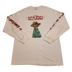 The Grouch How the Grouch Stole Christmas T-Shirt Men's Large L White Hip Hop